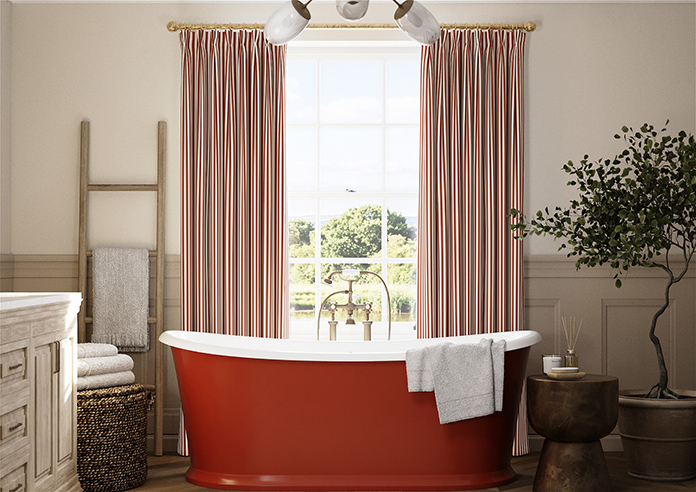 The British Stripe Co. Catherine, Teinbridge No.1 - Made to Measure Curtains - Image 3